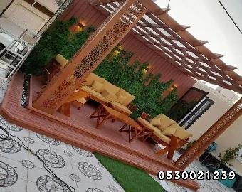 مظلات حدائق  الخرج تركيب برجولات بالخرج الرياض